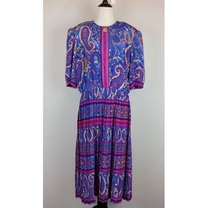 Vintage Tracy Richards Maxi Dress Womens 20 Boho